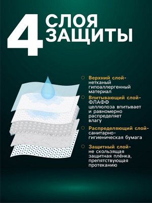 Пеленки впитывающие "Мой выбор" целлюлозные, 60 х 40 см, набор 5 шт