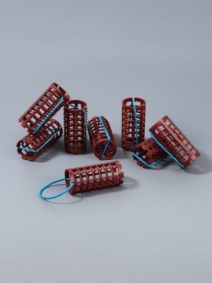 Бигуди на резинке, d = 2,7 см, 8 шт, цвет МИКС