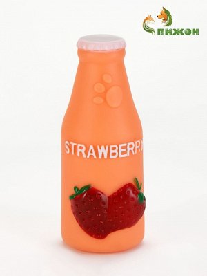 Игрушка пищащая "Strawberry" для собак, латекс, 13см