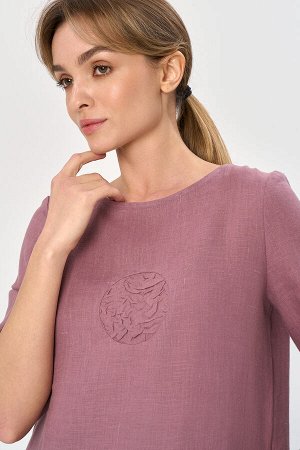 Платье цвет  лиловый.
