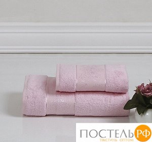 2197 Комплект полотенец бамбук "KARNA" PANDORA 50х90-70х140 1/2 Светло-розовый