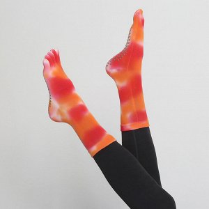 Носки для йоги, фитнеса, спортивные, противоскользящие