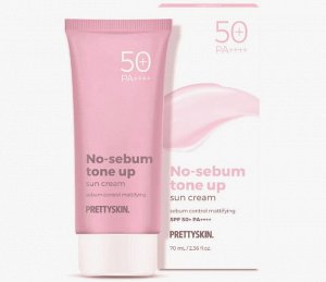 Крем, SPF 50+  Солнцезащитный Матирующий, PRETTY SKIN, Ю.Корея, 70 г