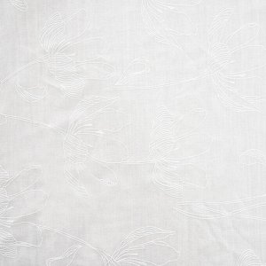 Ткань Тюль с резиновым рисунком Цветы 1             (ш280см)