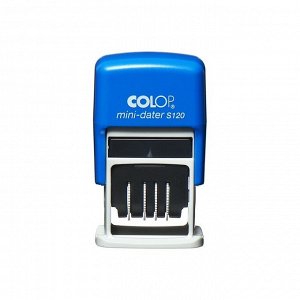 Датер-мини автоматический COLOP S 120 SD, сокращенная дата, высота шрифта 3.8 мм