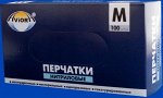 AVIORA 402-658 Перчатки нитриловые, размер M, 100шт. в уп.,