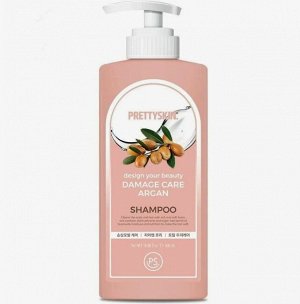 Argan, Шампунь для волос с Аргановым маслом, PRETTY SKIN, Ю.Корея, 500 г