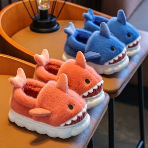 Тапочки детские домашние Акулы