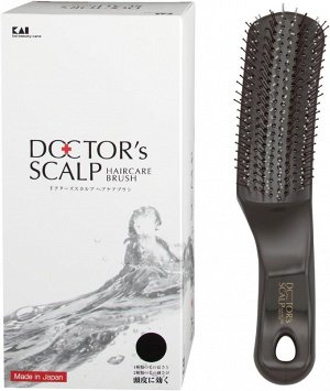 KAI Doctor's Scalp Care Hair Brush - массажная расческа для улучшения кровообращения кожи головы