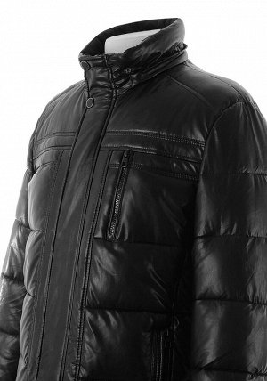 Мужская зимняя куртка из PU-кожи DC-1907