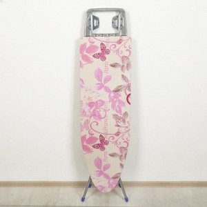 Доска гладильная Nika «Белль Классик 1», 111,5x34,5 см, два положения высоты 70, 80 см, европодставка, рисунок МИКС