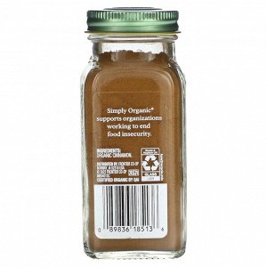 Simply Organic, Корица, 69 г