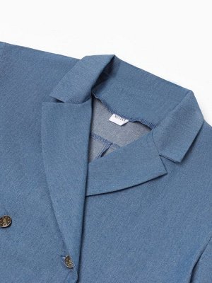 Рубашка для девочки MINAKU: Jeans collection, голубая.