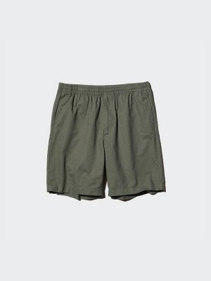 UNIQLO - легкие шорты из смеси льна и хлопка - 32 BEIGE