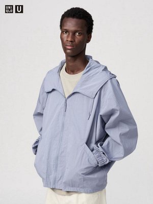 UNIQLO U - куртка с капюшоном - 05 GRAY