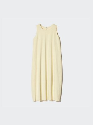 UNIQLO - воздушное платье из джерси - 09 BLACK
