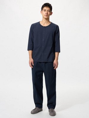 UNIQLO AIRism - кофта на заклепках с рукавами 3/4 - 69 NAVY