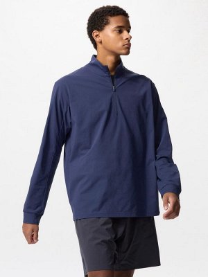 UNIQLO - кофта-полузамок с функцией Dry EX - 67 BLUE