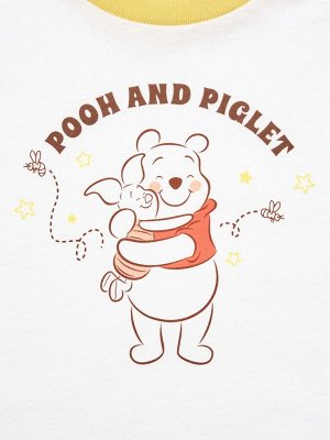 UNIQLO UT - детская хлопковая футболка с принтом Винни Пуха - 00 WHITE