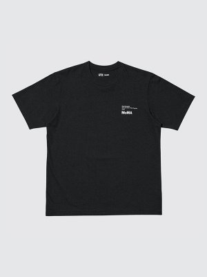 UNIQLO UT - хлопковая футболка с принтом "MoMA" - 09 BLACK