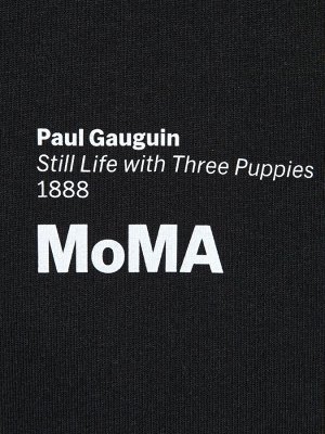 UNIQLO UT - хлопковая футболка с принтом "MoMA" - 09 BLACK