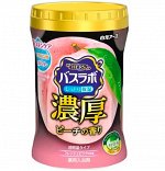 Hakugen Earth&quot; &quot;HERS Bath Labo&quot; Увлажняющая соль для ванны с восстанавливающим эффектом с гиалуроновой кислотой (с ароматом персика), банка 600 гр.
