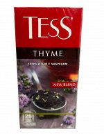 Чай Tess черный c Чабрецом Thyme, 25 пак