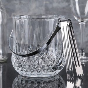 Ведро для льда, 12,2х13,5 см, 1060 мл., стекло 1/16