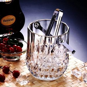 Ведро для льда, 12,2х13,5 см, 1060 мл., стекло 1/16