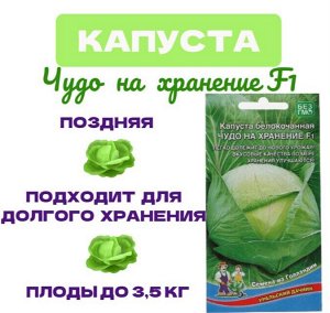 Семена Капуста "Чудо на хранение" F1, 0,3 г