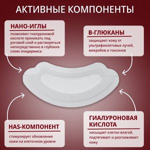 Патчи для глаз с микроиглами с экстрактом стволовых клеток Spa Treatment, 4 пары