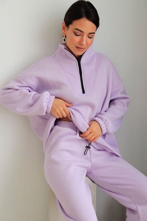 Костюм спортивный лавандовый (футер с начёсом)