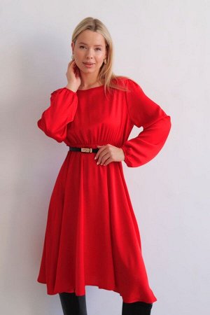 Платье красное