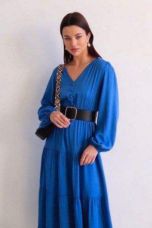 Платье с многоярусной юбкой