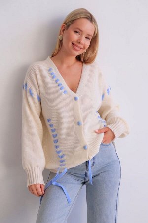Кардиган молочный