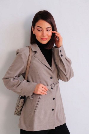 Жакет + ДЛИНА: 62 (+-3) см.
+ СОСТАВ: хлопок 80%, ПЭ 20%
+ ПАРАМЕТРЫ МОДЕЛИ: 81/60/91, рост модели 165 см.
+ ОБРАЗЕЦ НА МОДЕЛИ: 44