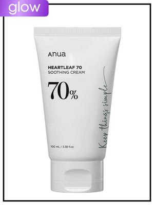 Крем для лица успокаивающий с экстрактом хауттюйнии Anua Heartleaf 70% Cream Soothing, 100 мл