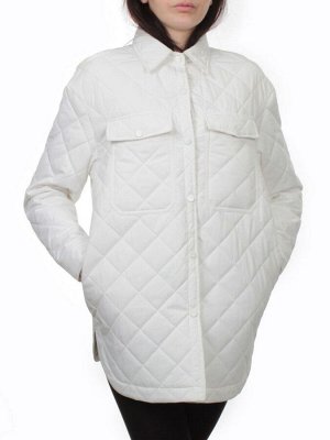 H24-002 WHITE Куртка демисезонная женская (100 гр. холлофайбер)