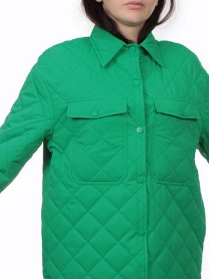 H24-002 GREEN Куртка демисезонная женская (100 гр. холлофайбер)