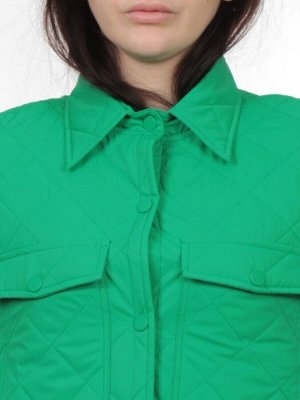 H24-002 GREEN Куртка демисезонная женская (100 гр. холлофайбер)