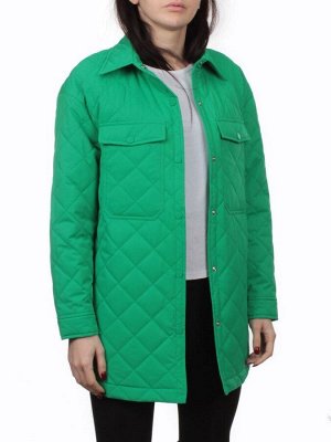 H24-002 GREEN Куртка демисезонная женская (100 гр. холлофайбер)