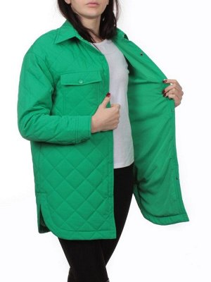 H24-002 GREEN Куртка демисезонная женская (100 гр. холлофайбер)
