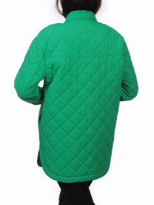 H24-002 GREEN Куртка демисезонная женская (100 гр. холлофайбер)