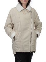 S24-263 BEIGE Куртка демисезонная женская (100 гр. холлофайбер)