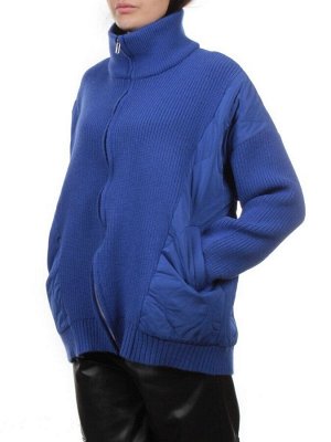 3155 BLUE Куртка-кардиган женская (90% хлопок, 10% синтепон)