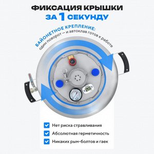 Автоклав Wein 2, 48 литров, новое поколение