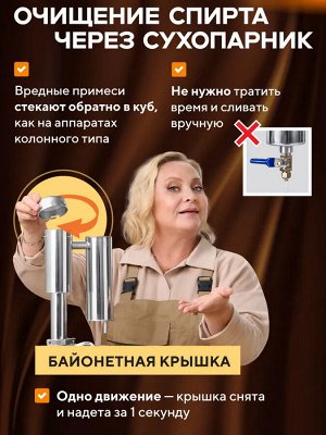 Самогонный аппарат Дымка 2.0, 37 л