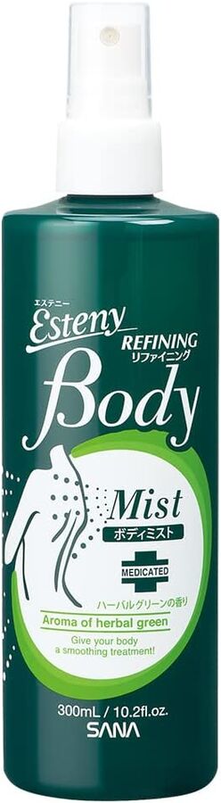 SANA Esteny Body Mist - мист для тела против прыщиков и высыпаний с травяным ароматом