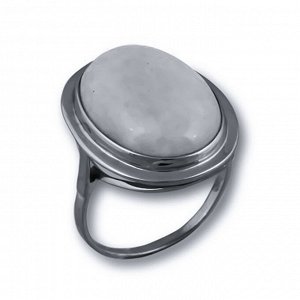 Кольцо из серебра с авантюрином и лунным камнем 211342