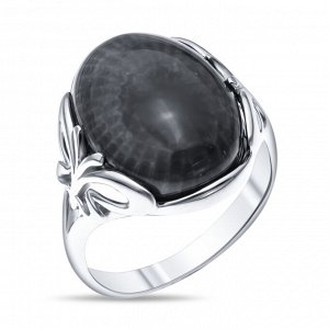 Серебряное кольцо с кораллом и хризопразом 211573
